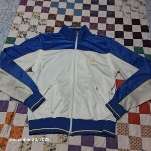Vintage Nike Convertible Track Jacket Size Medium White Blue Label